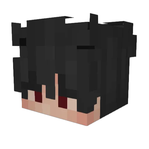Cynsical Minecraft avatar head, 3D render