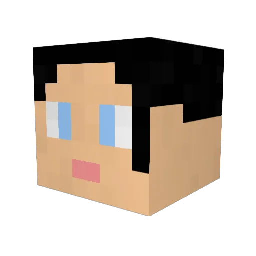 Cynson4 Minecraft avatar head, 3D render