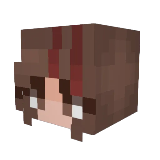 Cynthia122807 Minecraft avatar head, 3D render