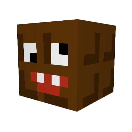 CyntrexHD Minecraft avatar head, 3D render