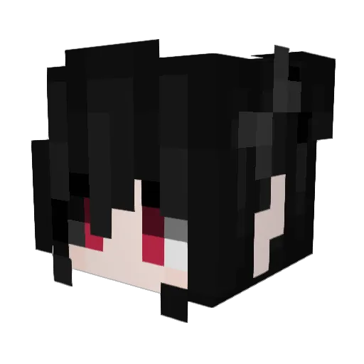 CynzButEvil Minecraft avatar head, 3D render