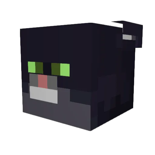 Cyoon Minecraft avatar head, 3D render