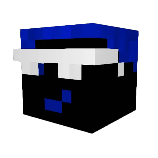Cyper_Dani Minecraft avatar head, 3D render