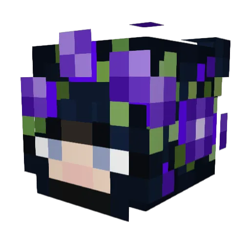 Cyphelion Minecraft avatar head, 3D render