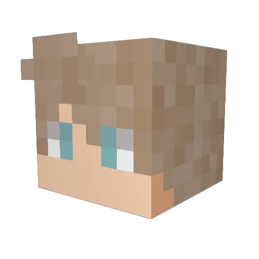 Cypher1776 Minecraft avatar head, 3D render