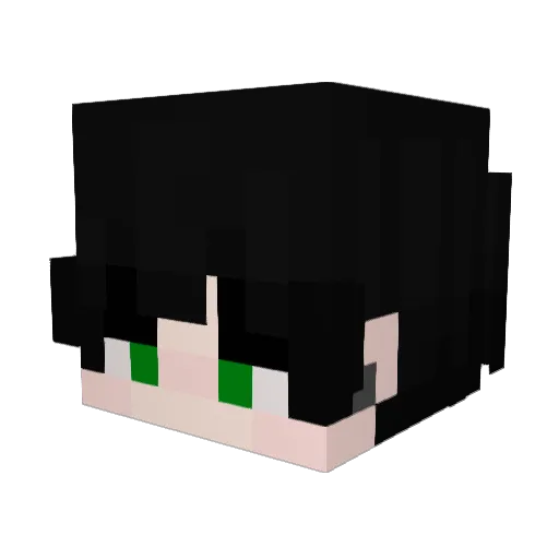 Cypher1889 Minecraft avatar head, 3D render