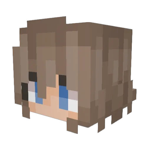 CypherDifff Minecraft avatar head, 3D render