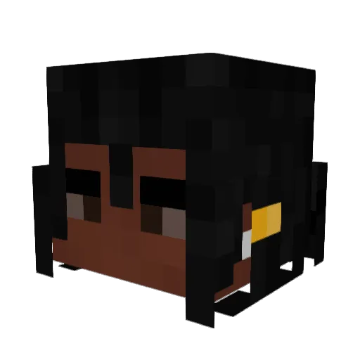CypherKTE Minecraft avatar head, 3D render