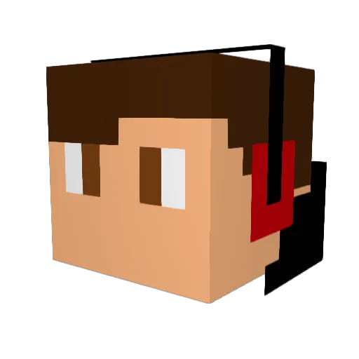 Cypher_1105 Minecraft avatar head, 3D render