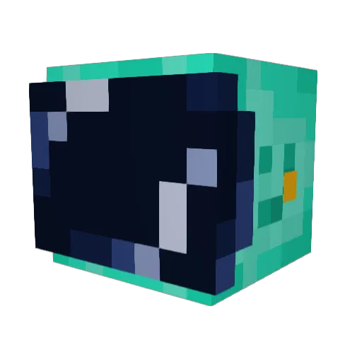 Cypher_Space Minecraft avatar head, 3D render