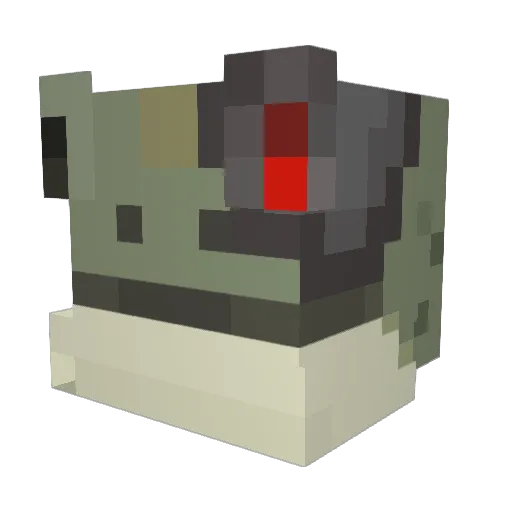 Cyphog Minecraft avatar head, 3D render