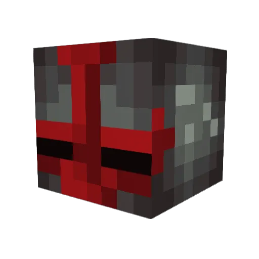 Cypn Minecraft avatar head, 3D render