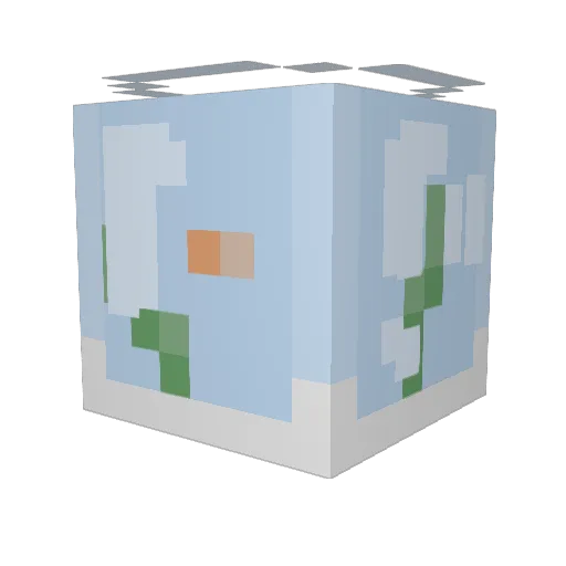 Cypress_666 Minecraft avatar head, 3D render