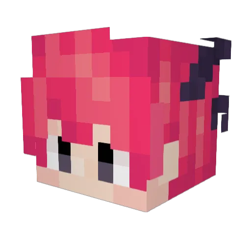 Cyprix32 Minecraft avatar head, 3D render