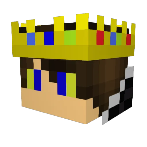 CyrexWasTaken Minecraft avatar head, 3D render