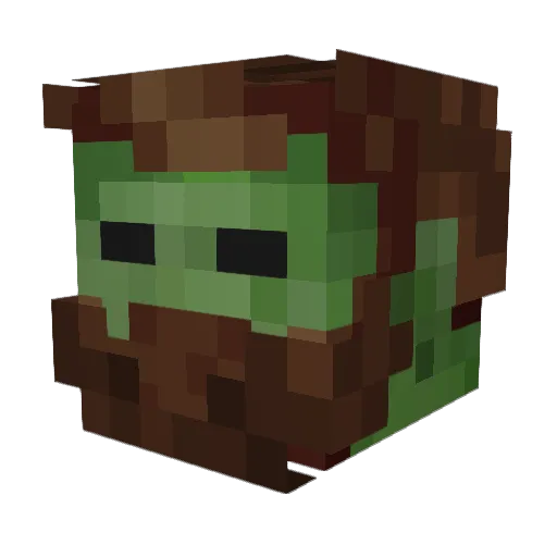 Cyriac Minecraft avatar head, 3D render