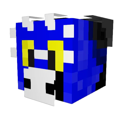 CyrilDraggyBoi Minecraft avatar head, 3D render