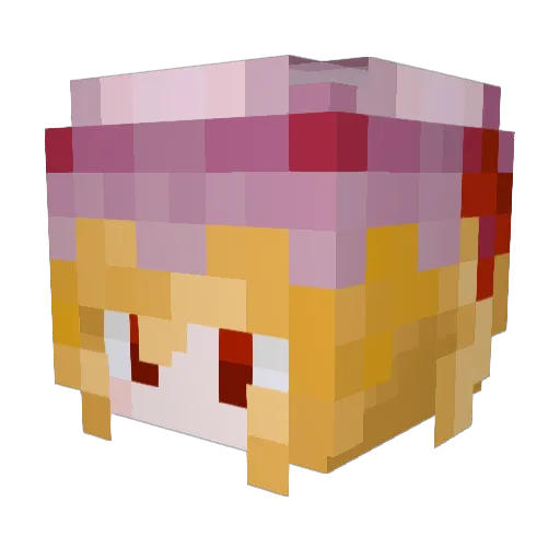 CyrilSinclair Minecraft avatar head, 3D render