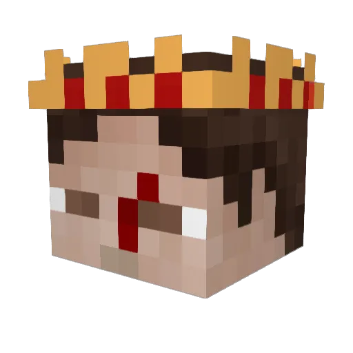 CyriusGaming Minecraft avatar head, 3D render