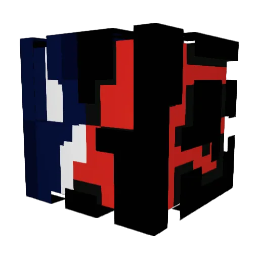 CyroTicProtoType Minecraft avatar head, 3D render