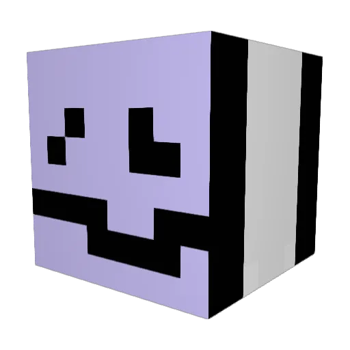 Cyropedia Minecraft avatar head, 3D render