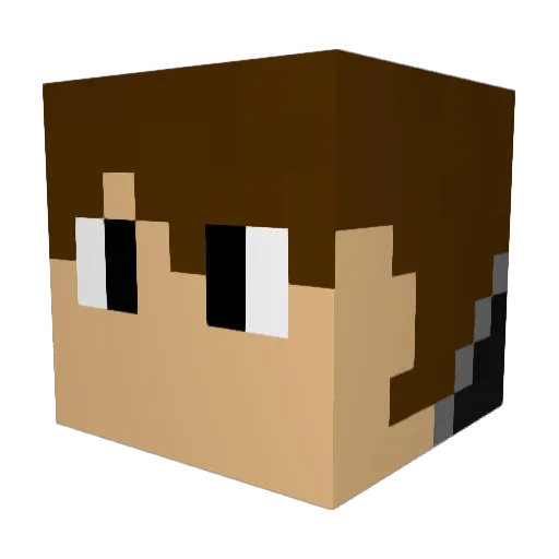 Cyros2021 Minecraft avatar head, 3D render