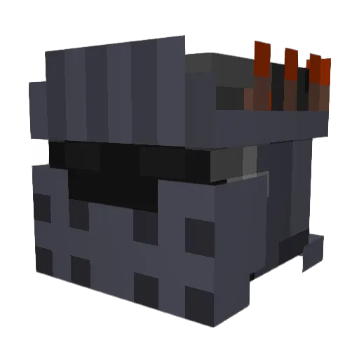 Cyroxious Minecraft avatar head, 3D render