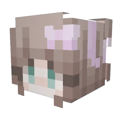 Cyroxs_ Minecraft avatar head, 3D render