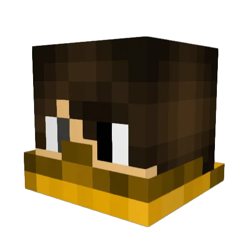 Cyrrus1 Minecraft avatar head, 3D render
