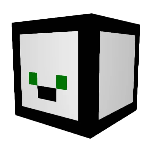 Cyrus_Hex Minecraft avatar head, 3D render