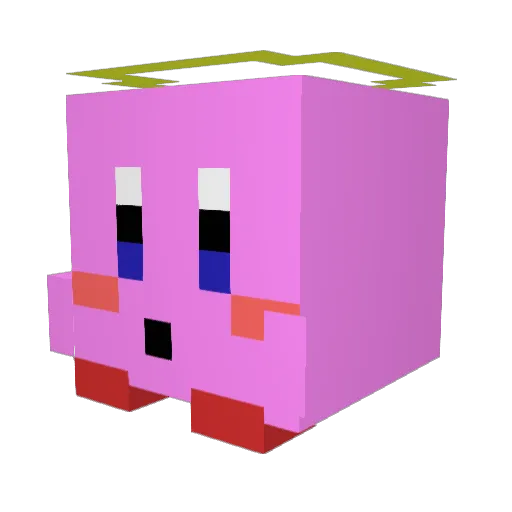 Cyruzh Minecraft avatar head, 3D render