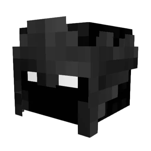 Cyrvian Minecraft avatar head, 3D render