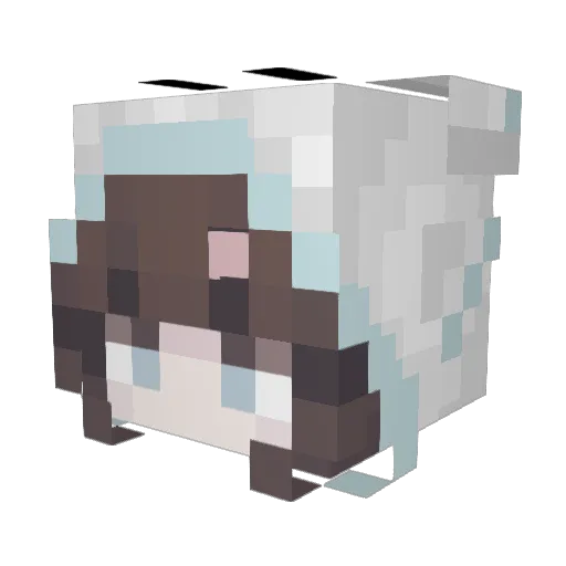 Cyrzn Minecraft avatar head, 3D render