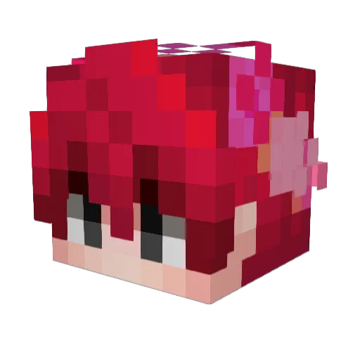 Cyspante Minecraft avatar head, 3D render