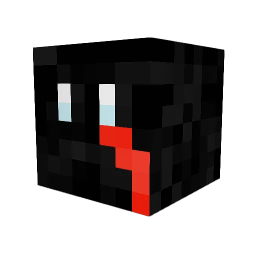 Cytamail Minecraft avatar head, 3D render