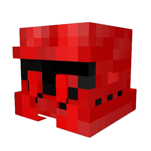 Cyteer Minecraft avatar head, 3D render