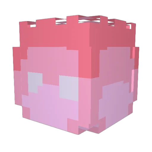 Cythekaze Minecraft avatar head, 3D render
