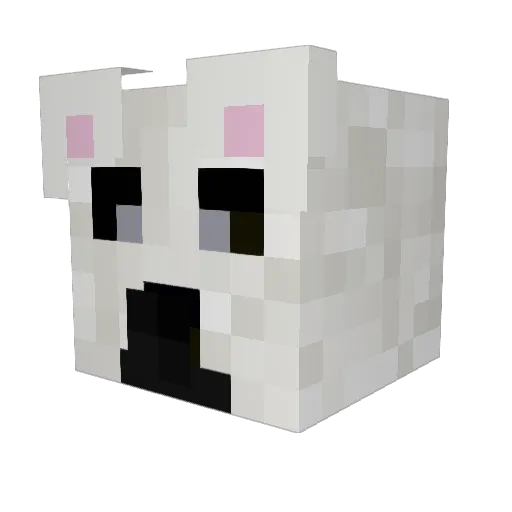 Cytinol Minecraft avatar head, 3D render