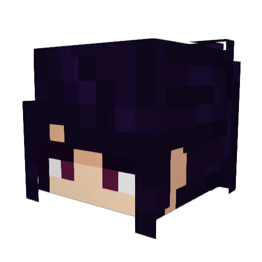 Cytogic Minecraft avatar head, 3D render