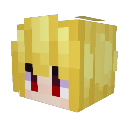 Cyuntan10969 Minecraft avatar head, 3D render