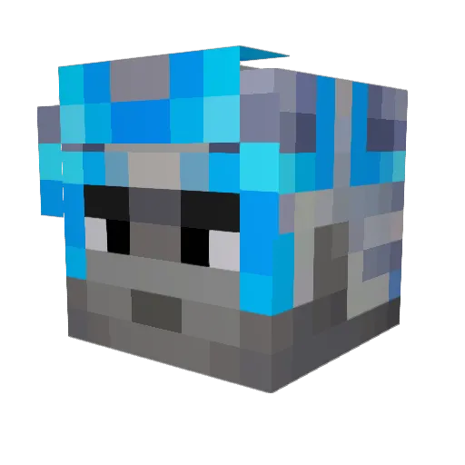 CyvraRPM Minecraft avatar head, 3D render