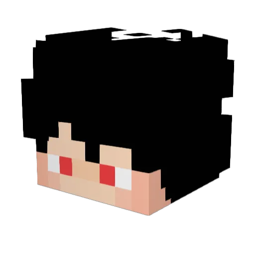 Cywhirl Minecraft avatar head, 3D render