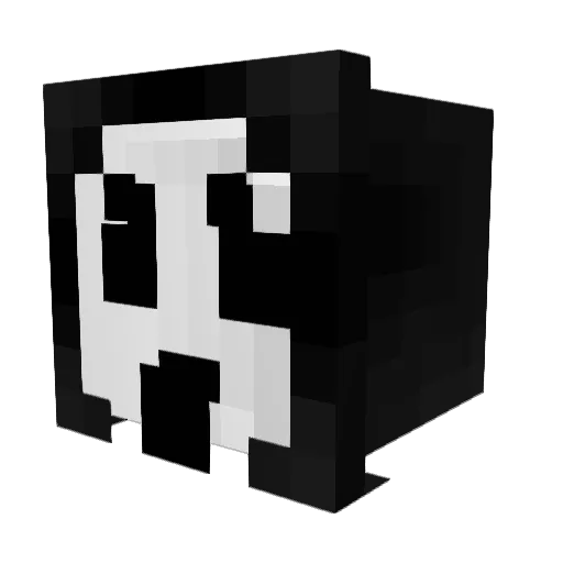 Cyx44 Minecraft avatar head, 3D render