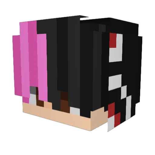CzMilo18Cz Minecraft avatar head, 3D render