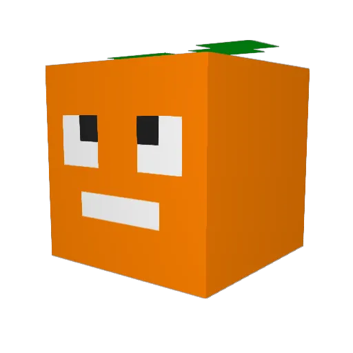 CzPaPak Minecraft avatar head, 3D render