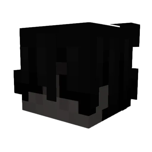 Czaa Minecraft avatar head, 3D render