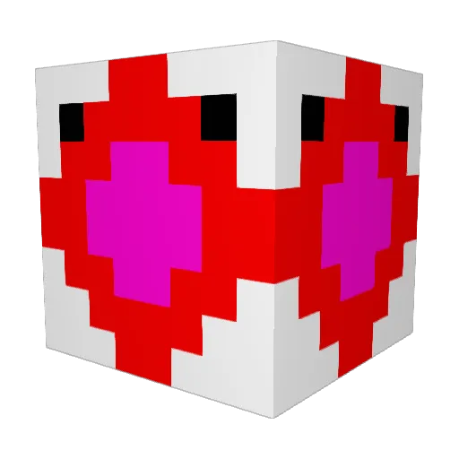 Czaku1 Minecraft avatar head, 3D render