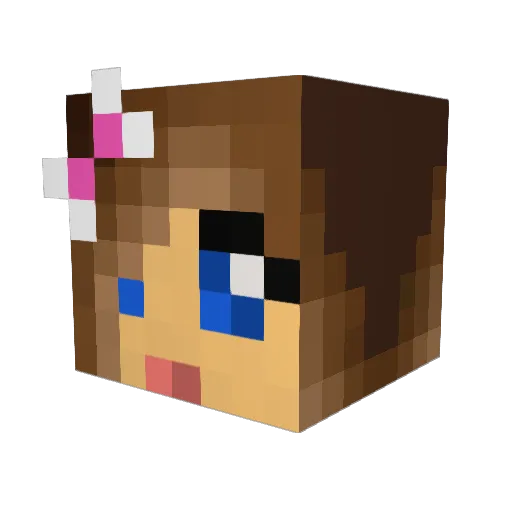 CzarGreed Minecraft avatar head, 3D render