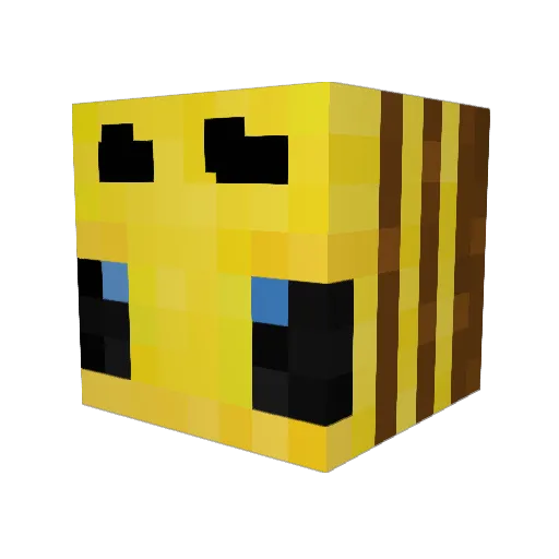CzarnyKiel Minecraft avatar head, 3D render