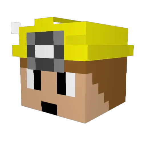 CzeczenGrozny Minecraft avatar head, 3D render